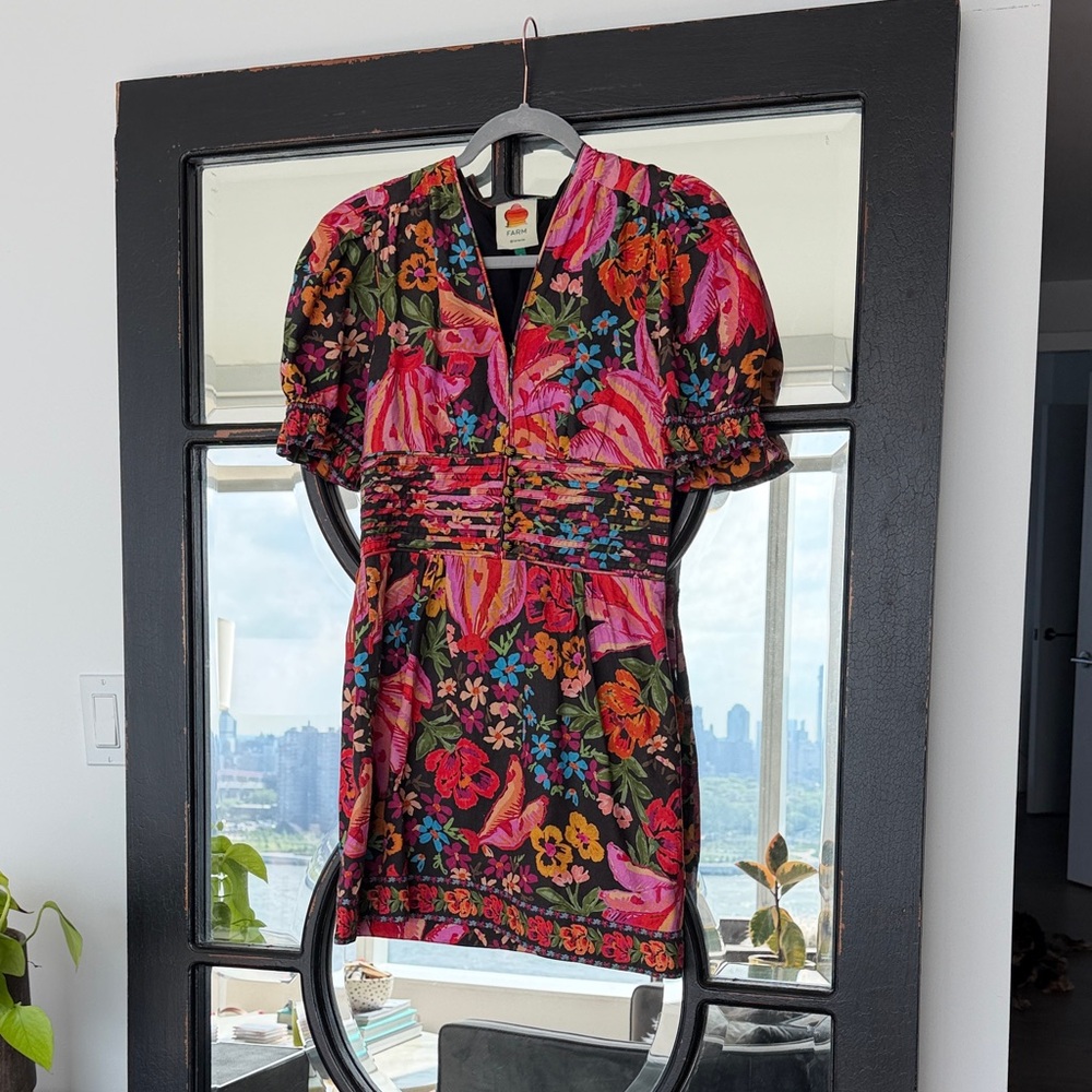 Farm Rio Dloral Mini Dress